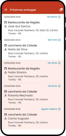 Conecta Entregador — Aplicativo para controle de entregas.