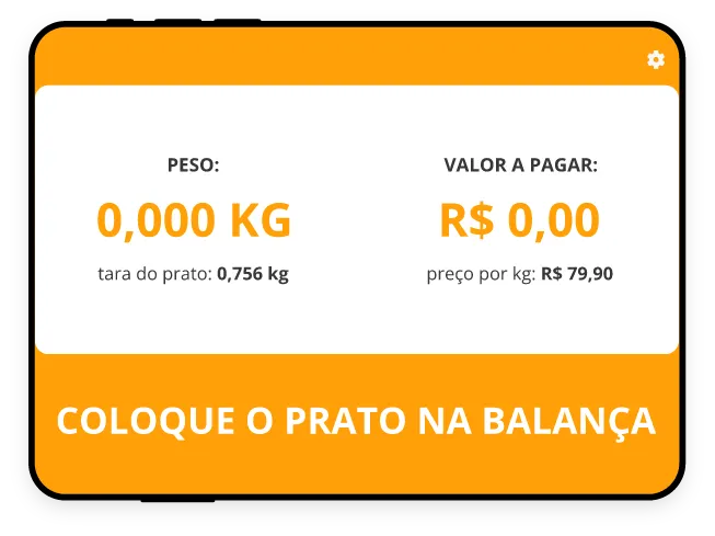 Pesagem Automática — Aplicativo para o cliente pesar o prato em buffet a quilo