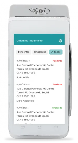 Ordem de Pagamento — Aplicativo para gestão de múltiplos pagamentos na smart POS